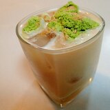 抹茶アイス♡カフェオレフロート